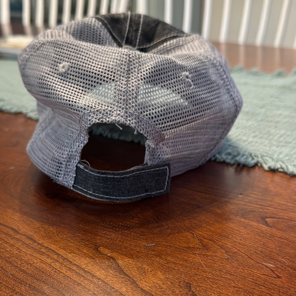 Katydid Black and Gray Distressed Dog Mom Hat - Picture 4 of 6
